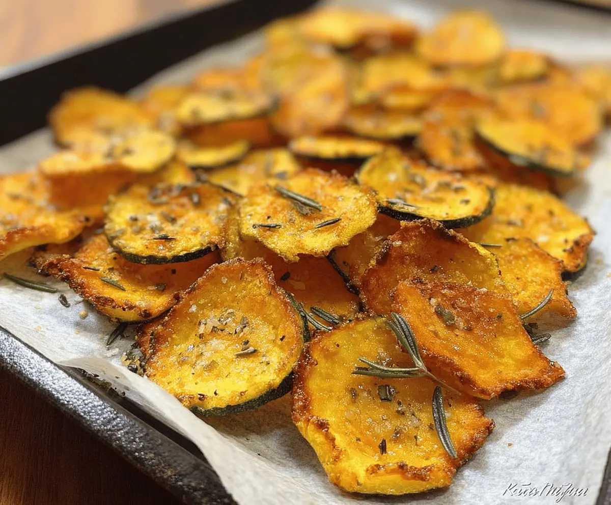 Crispy Baked Zucchini Chips Recipe