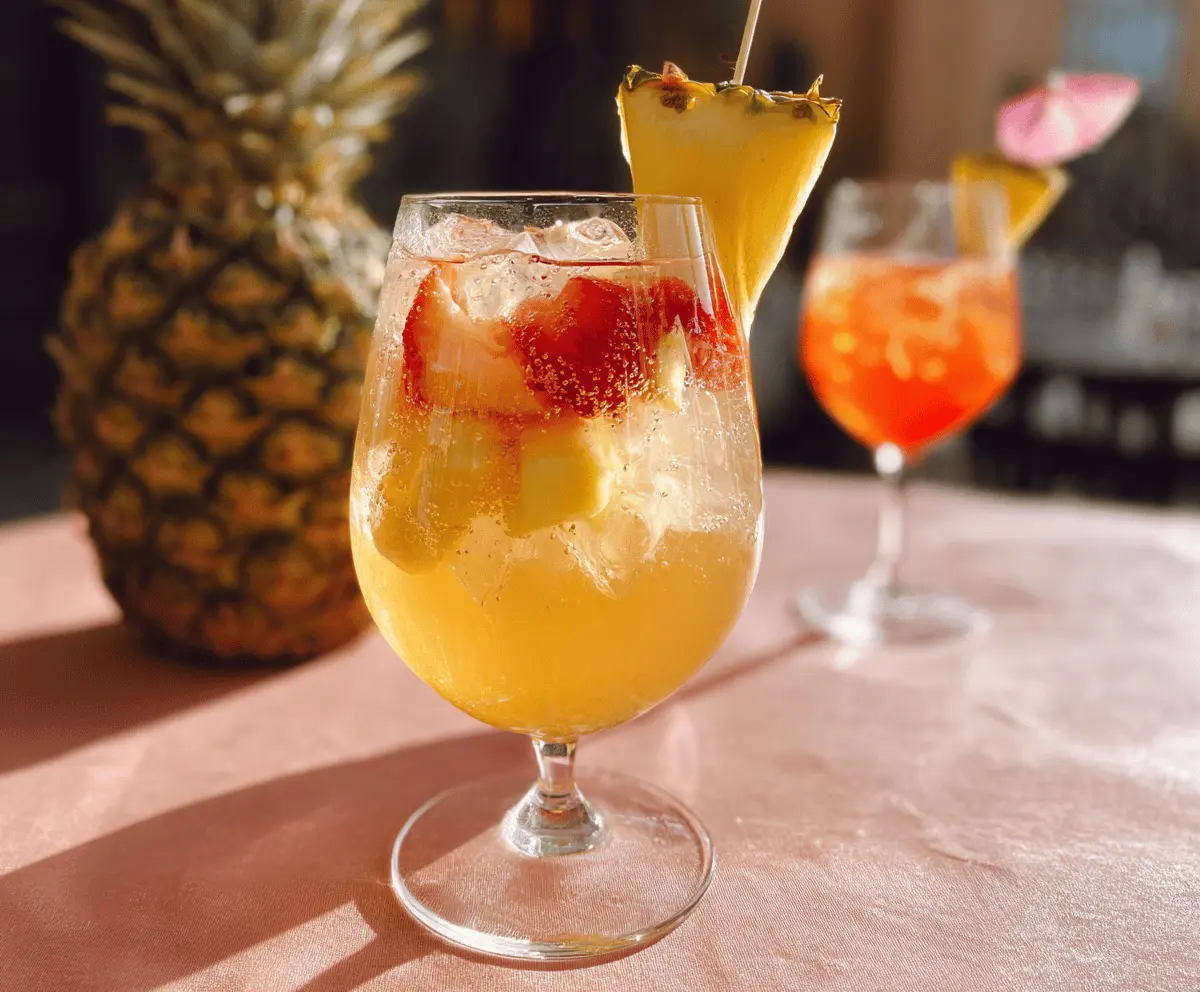 Refreshing Pina Colada Sangria Recipe