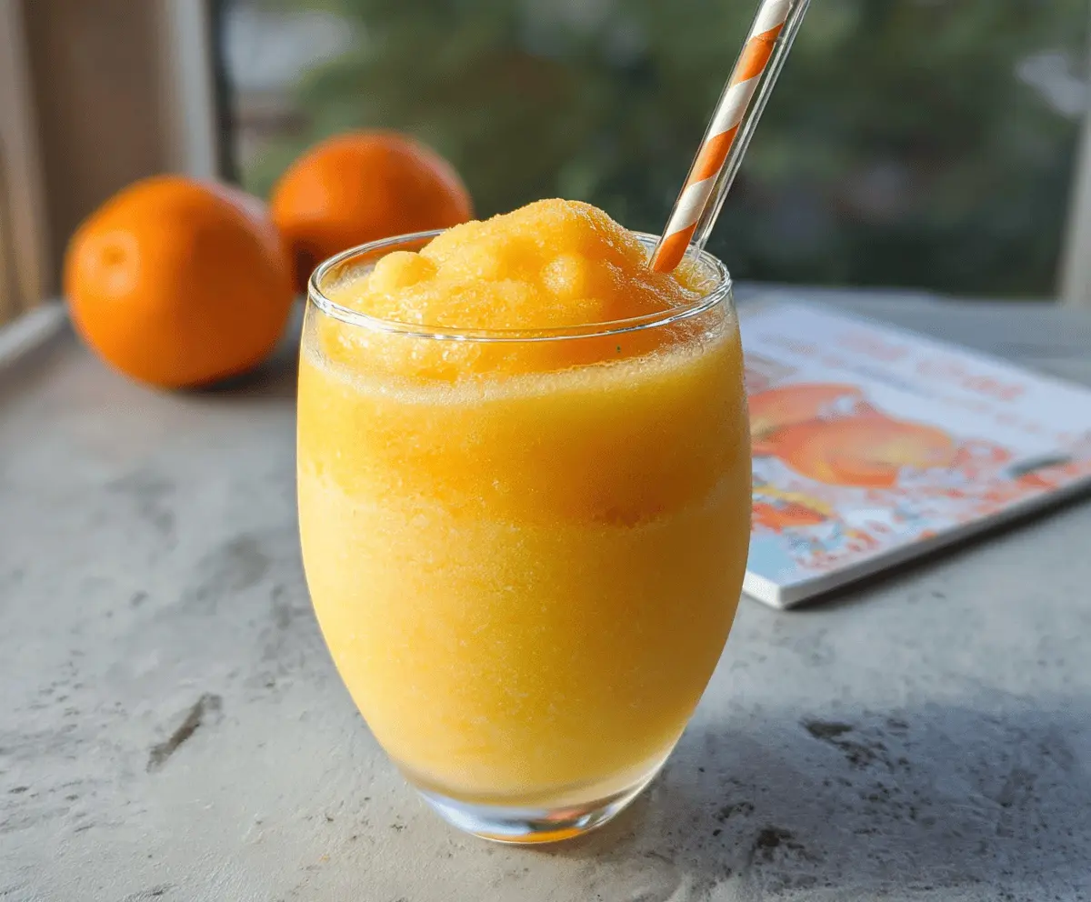 Refreshing Creamsicle Slushy Recipe