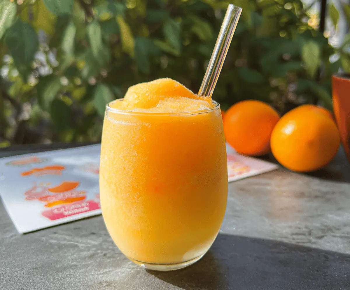 Refreshing Creamsicle Slushy Recipe