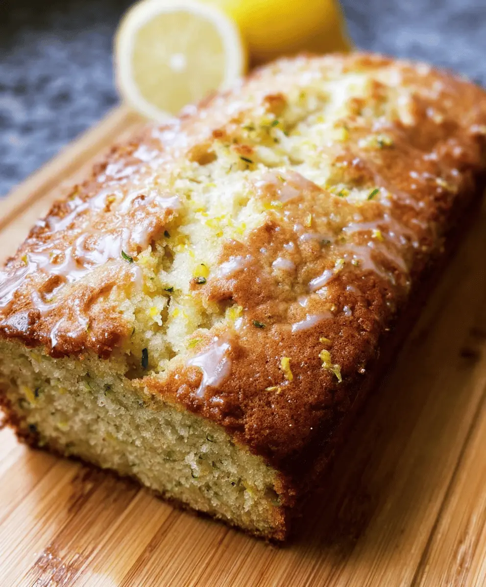 Pioneer Woman’s Moist Lemon Zucchini Bread Recipe