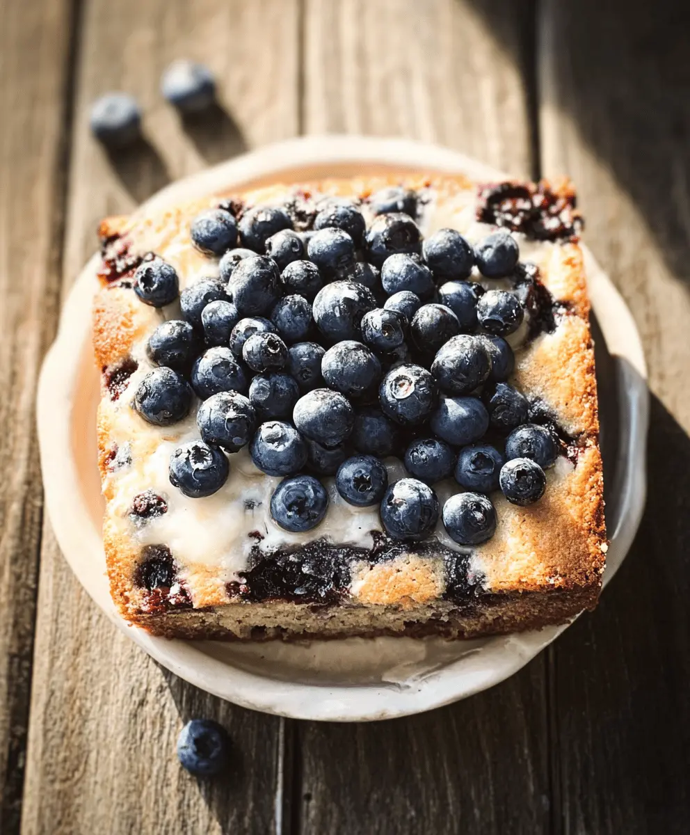 Moist Blueberry Zucchini Cake Recipe