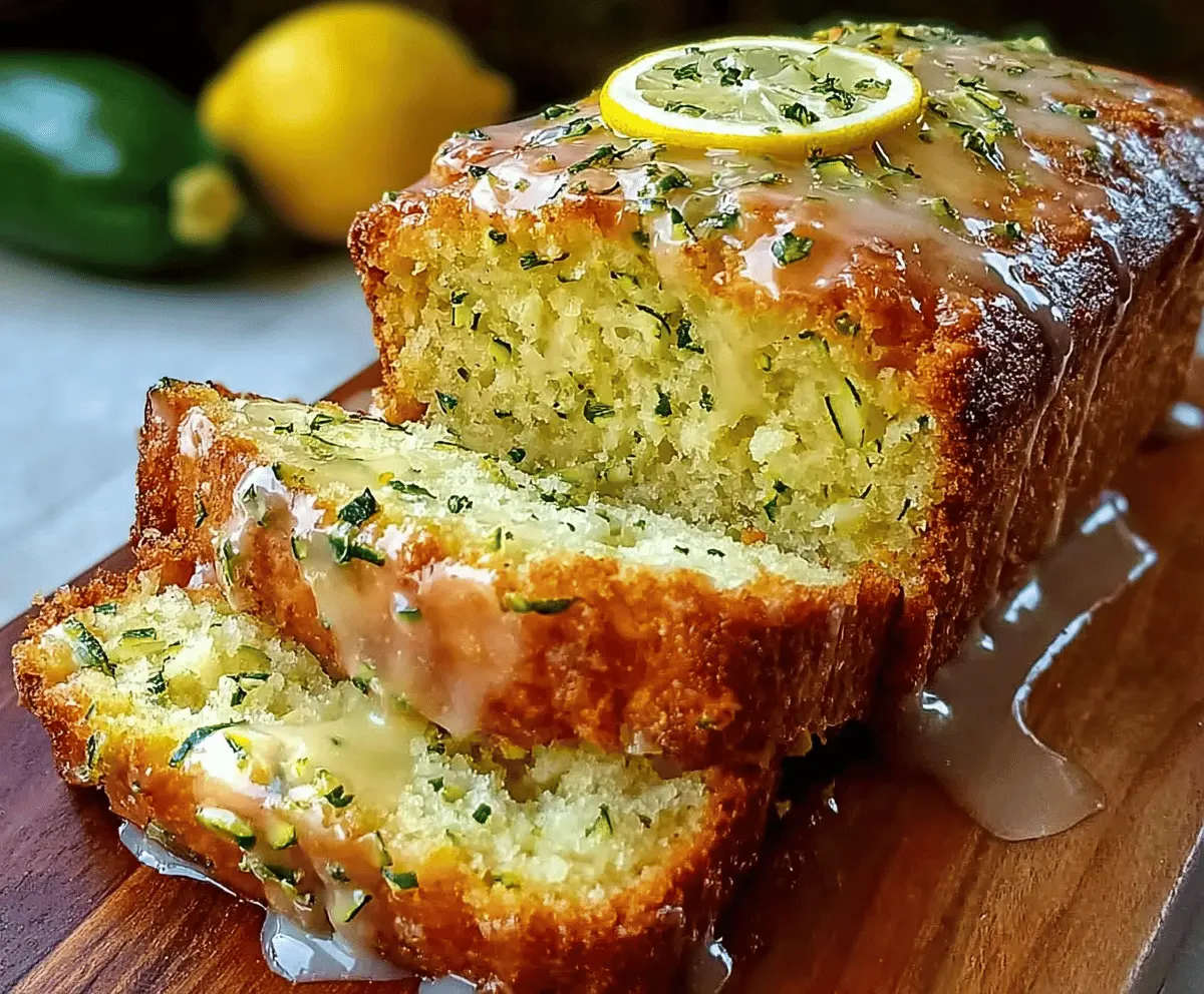 Moist Lemon Zucchini Bread Recipe