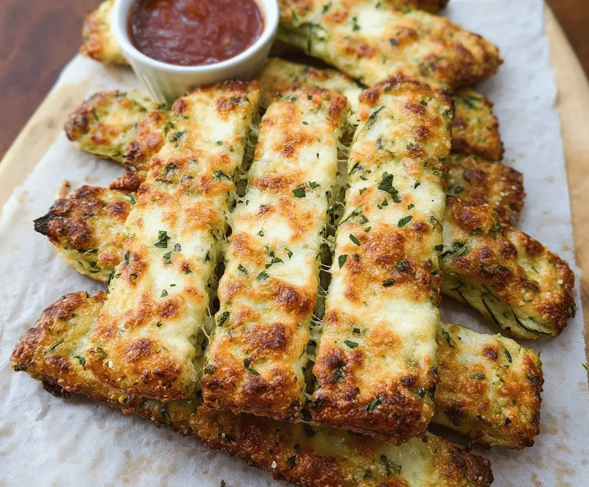 Easy Zucchini Breadsticks Recipe for Kids