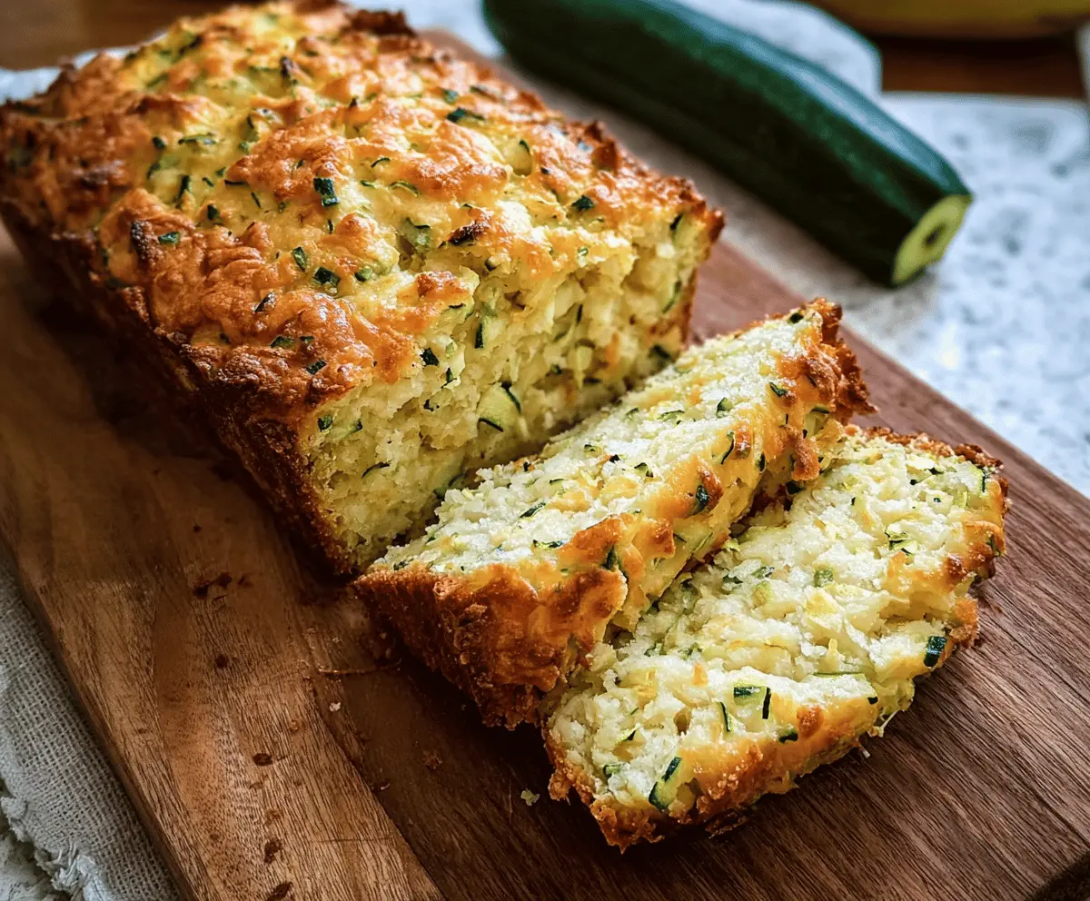 Moist Zucchini Cheese Bread Recipe