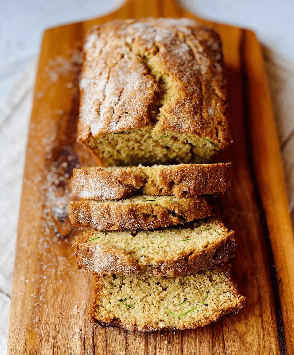 Moist Snickerdoodle Zucchini Bread Recipe