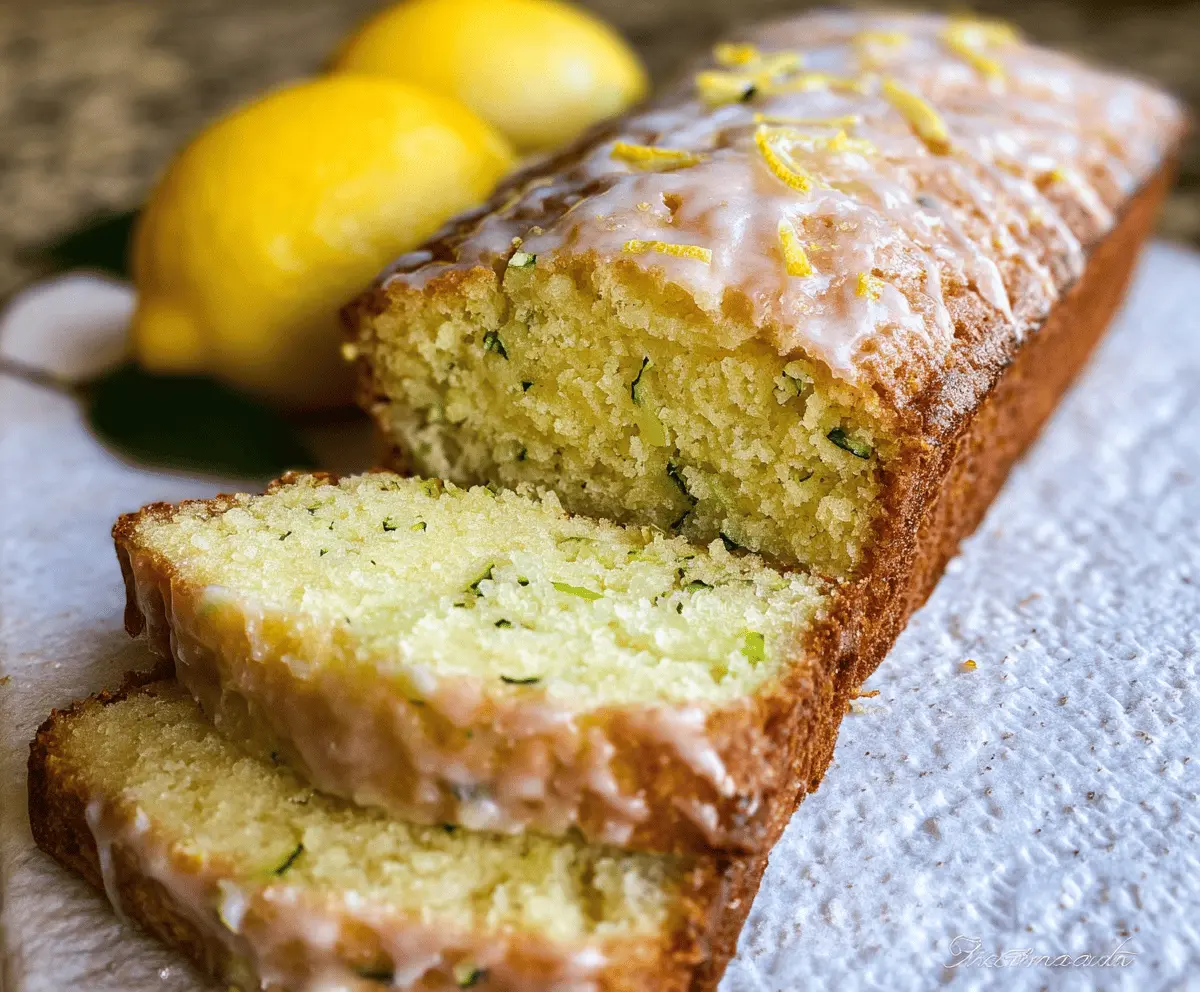 Moist Lemon Zucchini Bread Recipe