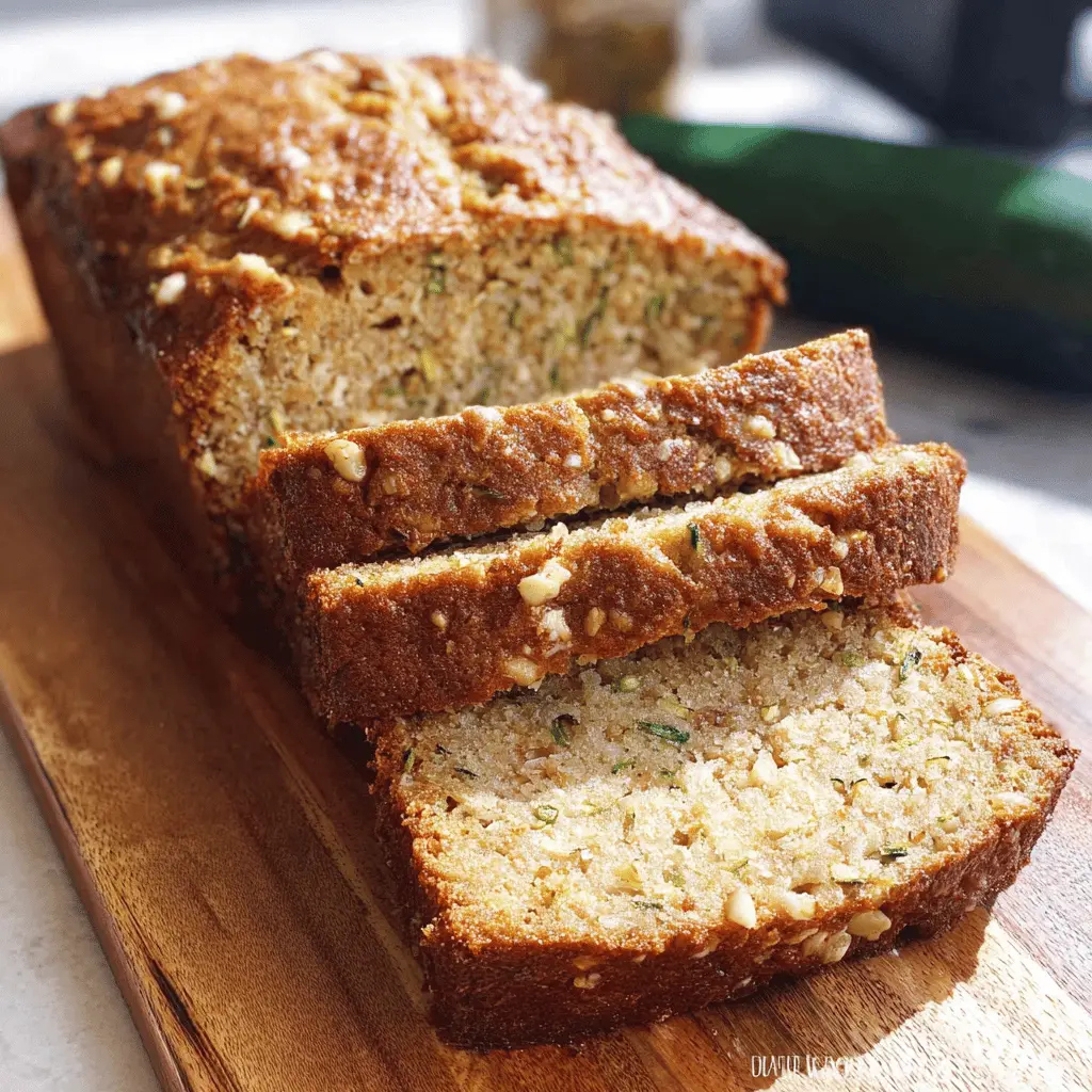 Moist Almond Flour Zucchini Bread Recipe
