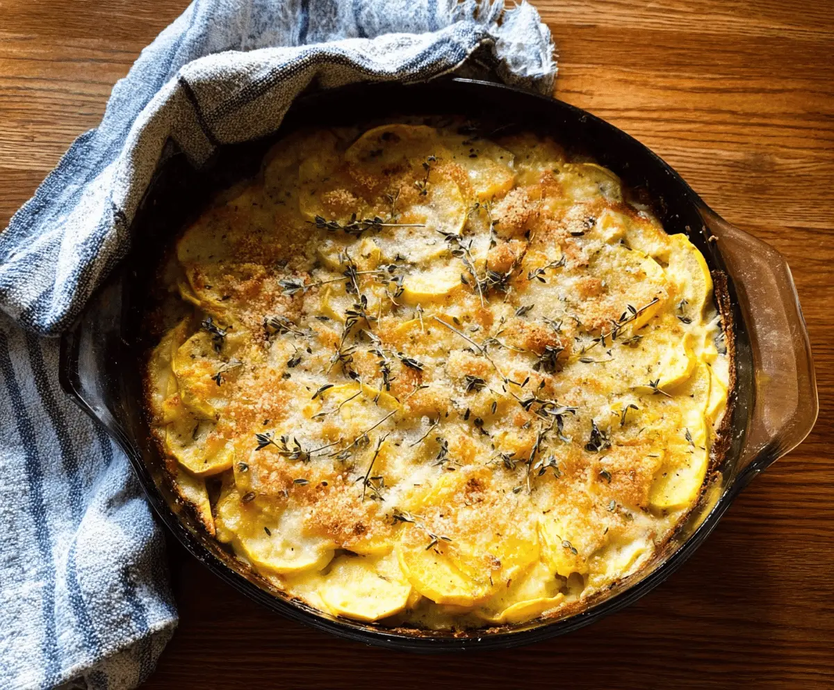 Easy Green Chile Yellow Squash Casserole Recipe
