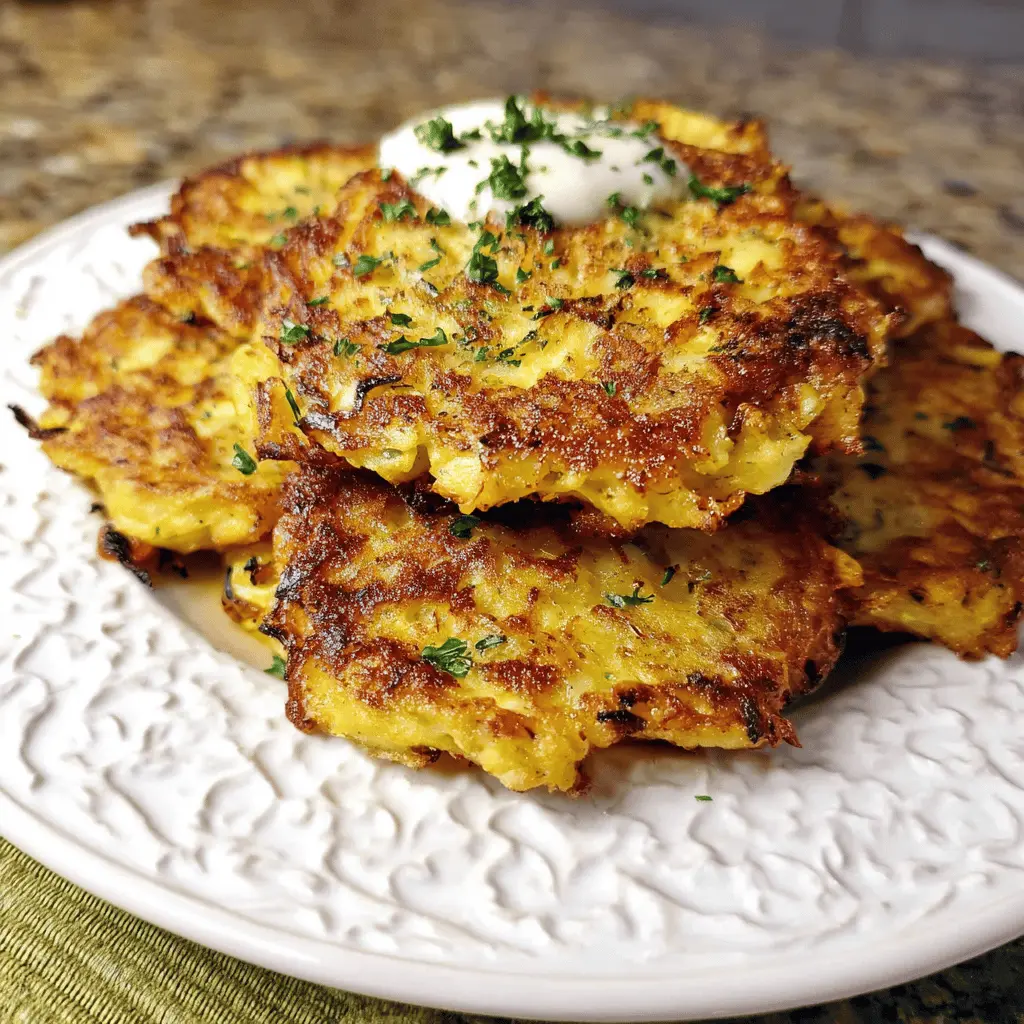 Crispy Parmesan Yellow Squash Fritters Recipe