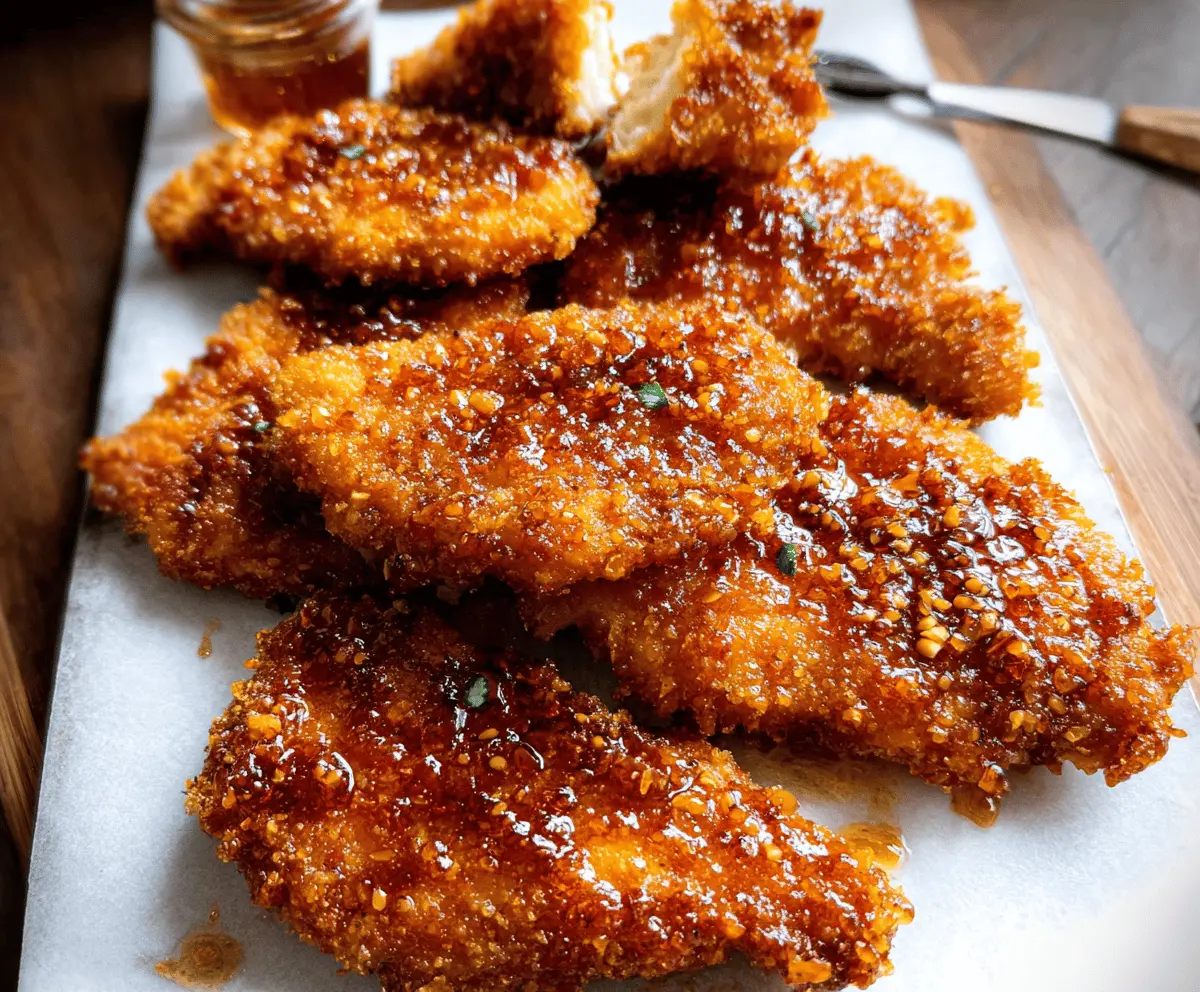 Crispy Baked Hot Honey Chicken Recipe