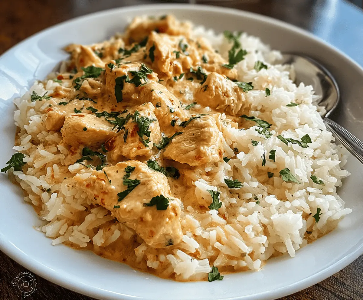 Creamy Chicken and Rice Comfort Bowl Recipe
