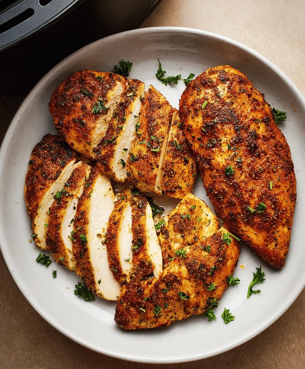 Juicy Air Fryer Chicken Breasts Recipe