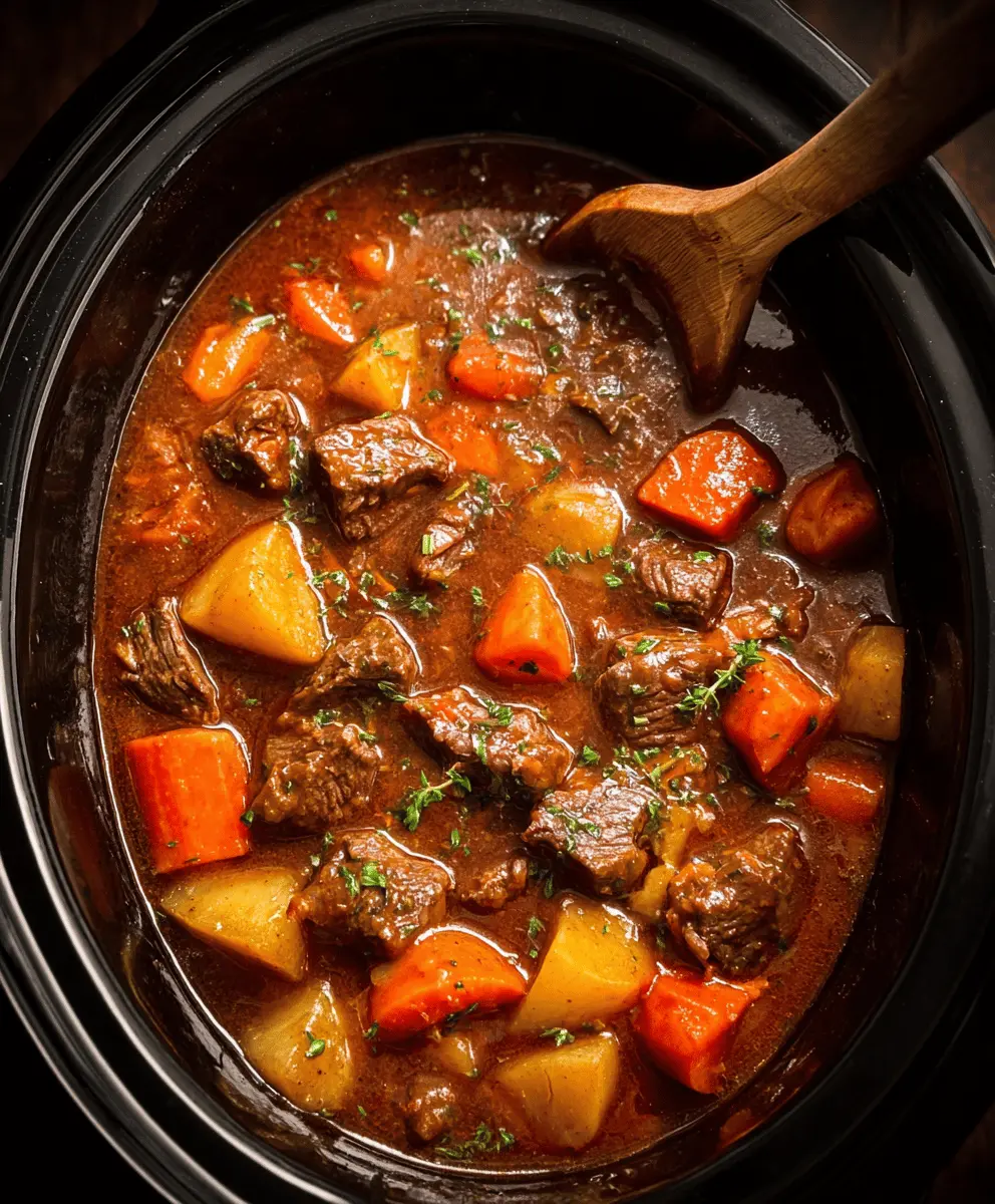 Easy Crock Pot Beef Stew Recipe for Comforting Dinners