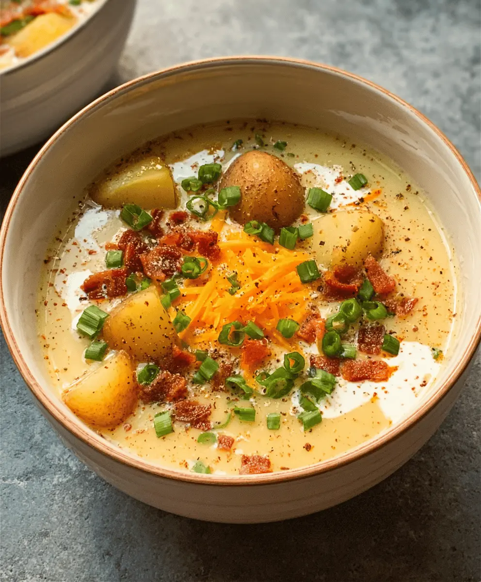 Creamy Crockpot Potato Soup Recipe