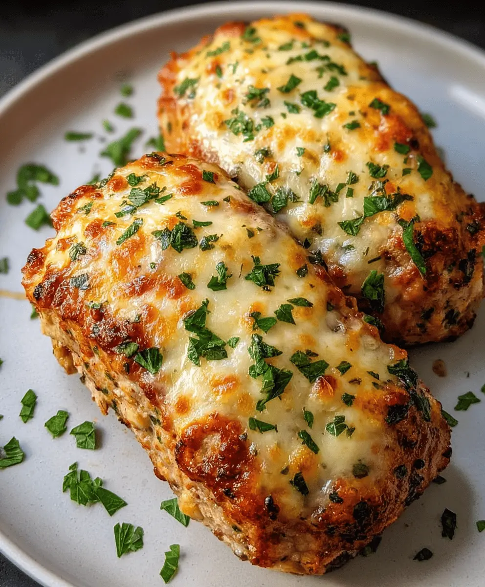 Easy Garlic Parmesan Chicken Meatloaf Recipe