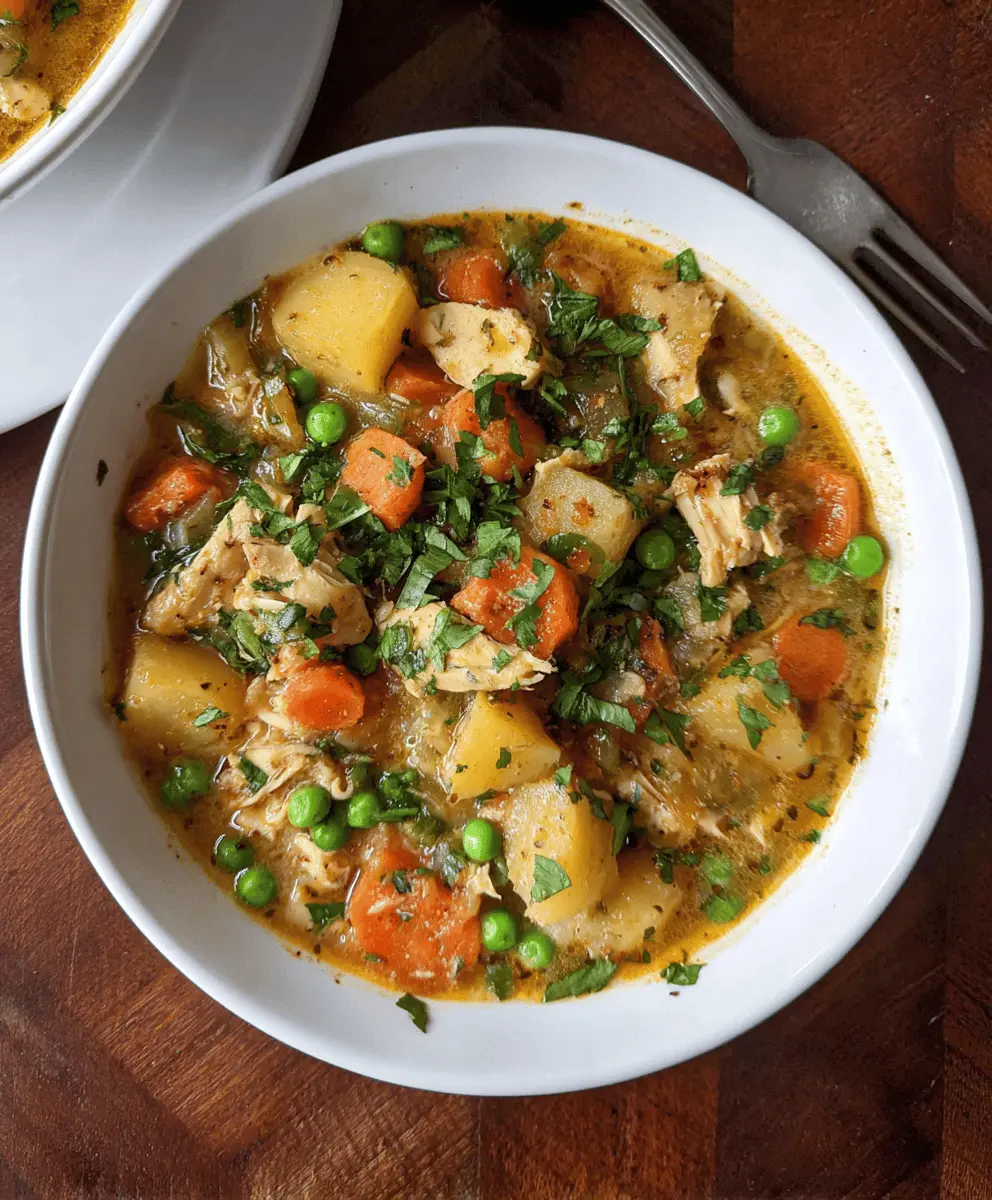 Easy Slow Cooker Chicken Stew Recipe for Cozy Nights