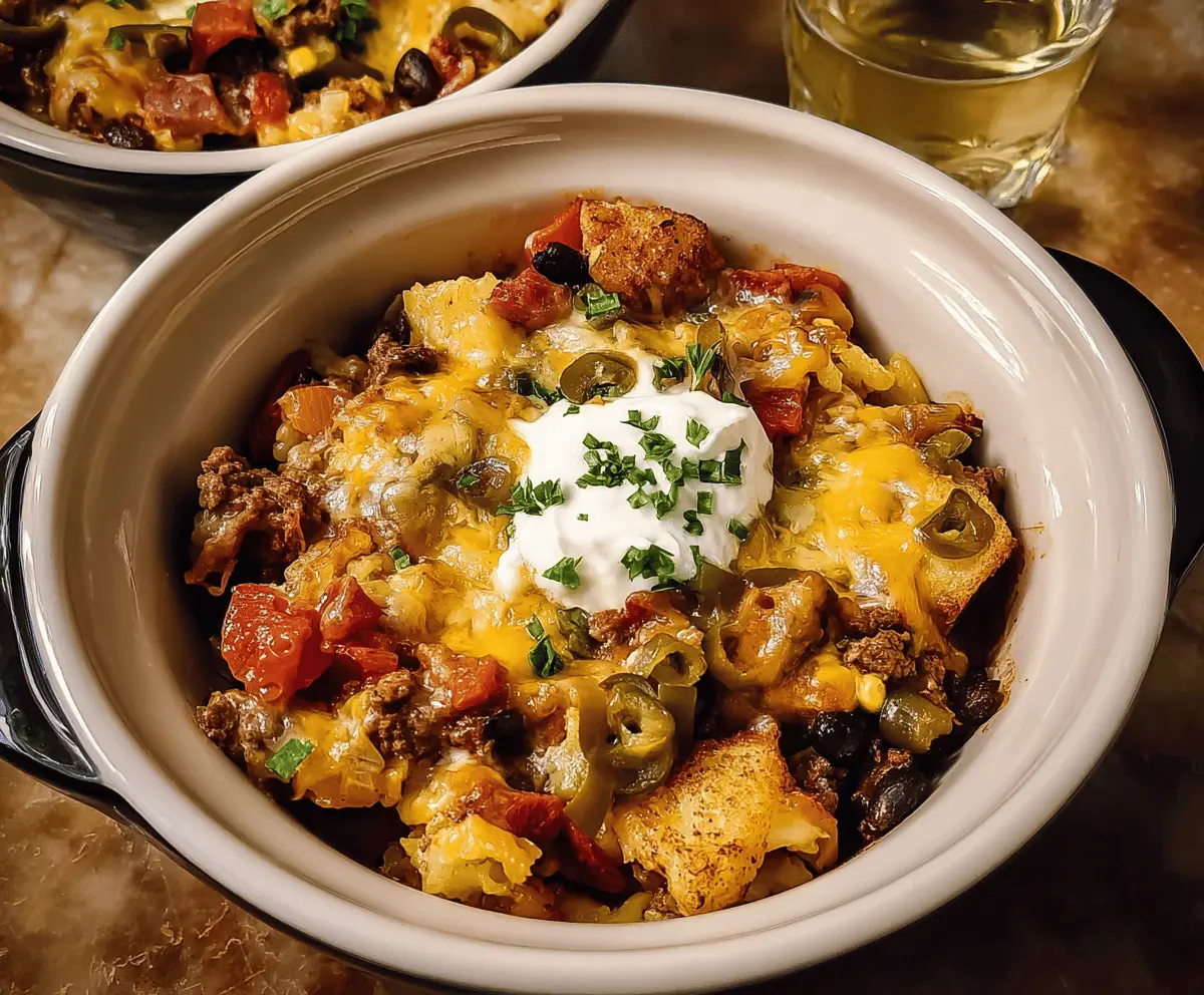 Easy Slow Cooker Cowboy Casserole Recipe