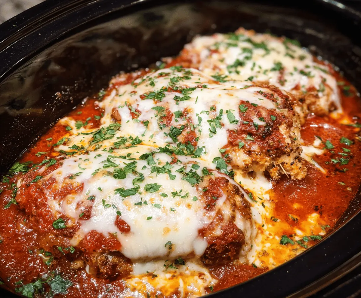 Easy Crock-Pot Chicken Parmesan Recipe