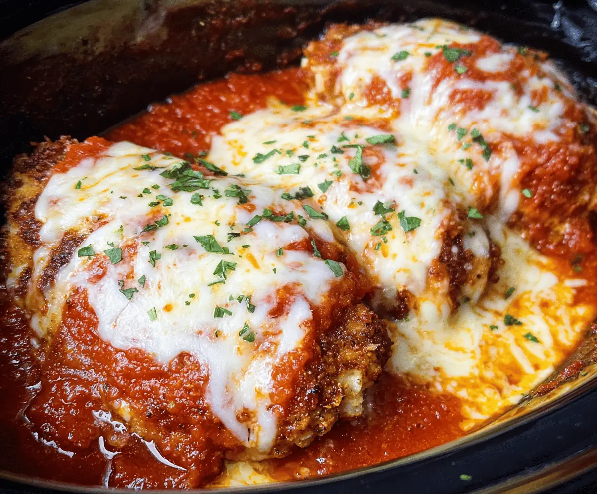 Easy Crock-Pot Chicken Parmesan Recipe