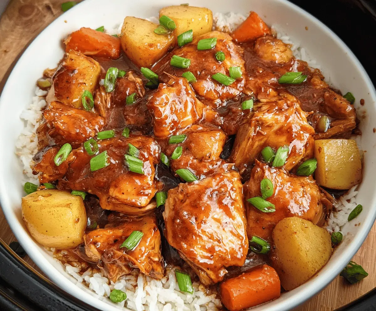 Easy Sweet Hawaiian Crockpot Chicken Recipe