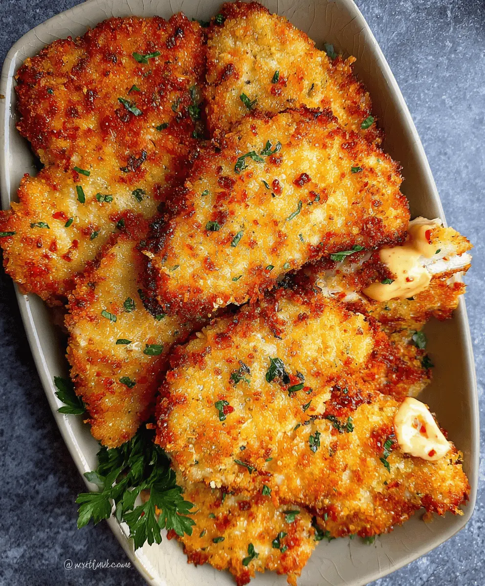 Crispy Air Fryer Parmesan Chicken with Mayo
