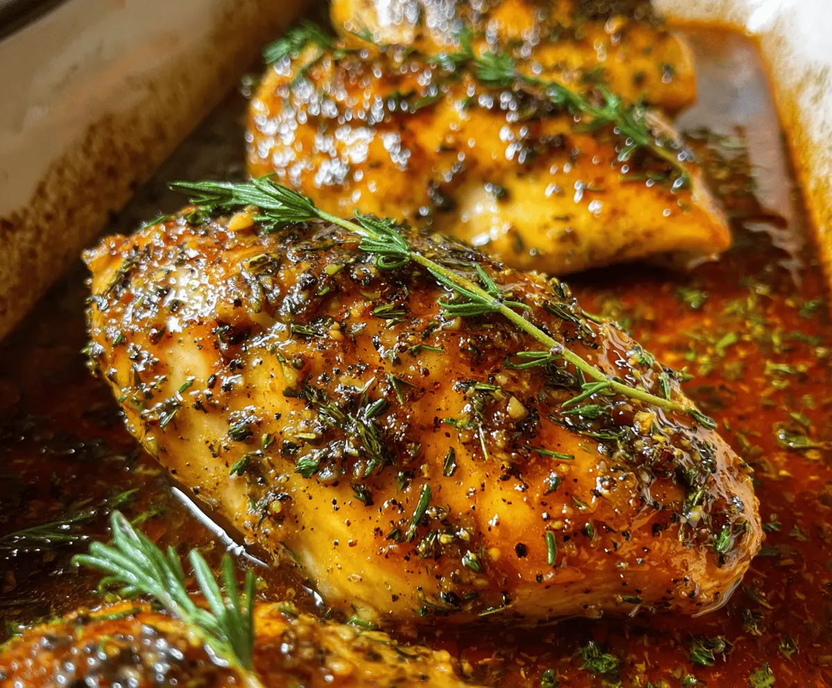 Easy Baked Honey Dijon Chicken Recipe