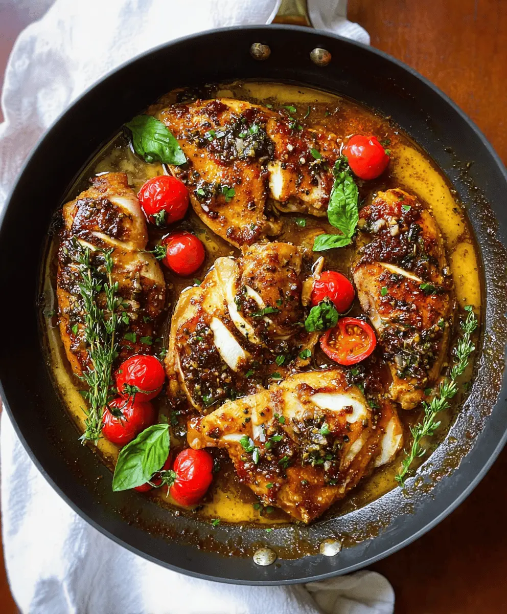Easy One Pan Balsamic Chicken Dinner