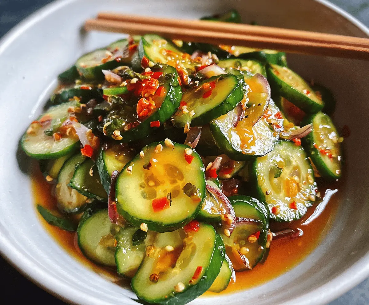 Easy Asian Cucumber Salad Recipe with Fresh Flavors