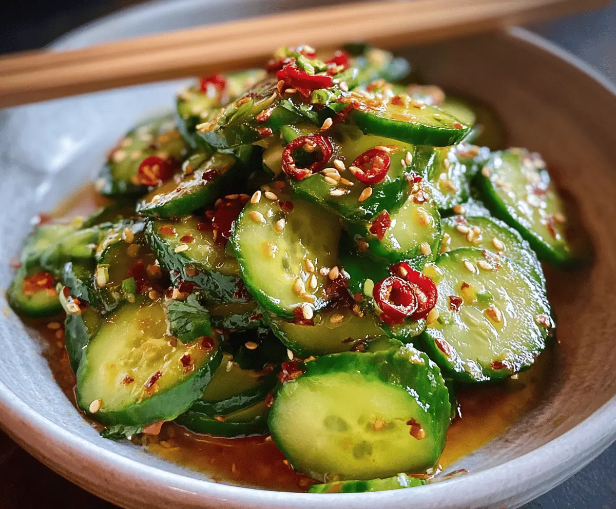 Easy Asian Cucumber Salad Recipe for Summer
