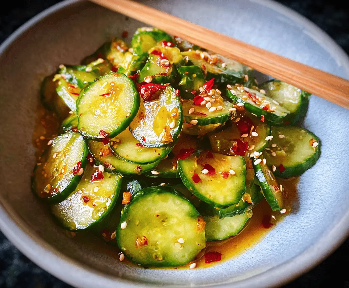 Easy Asian Cucumber Salad Recipe for Summer