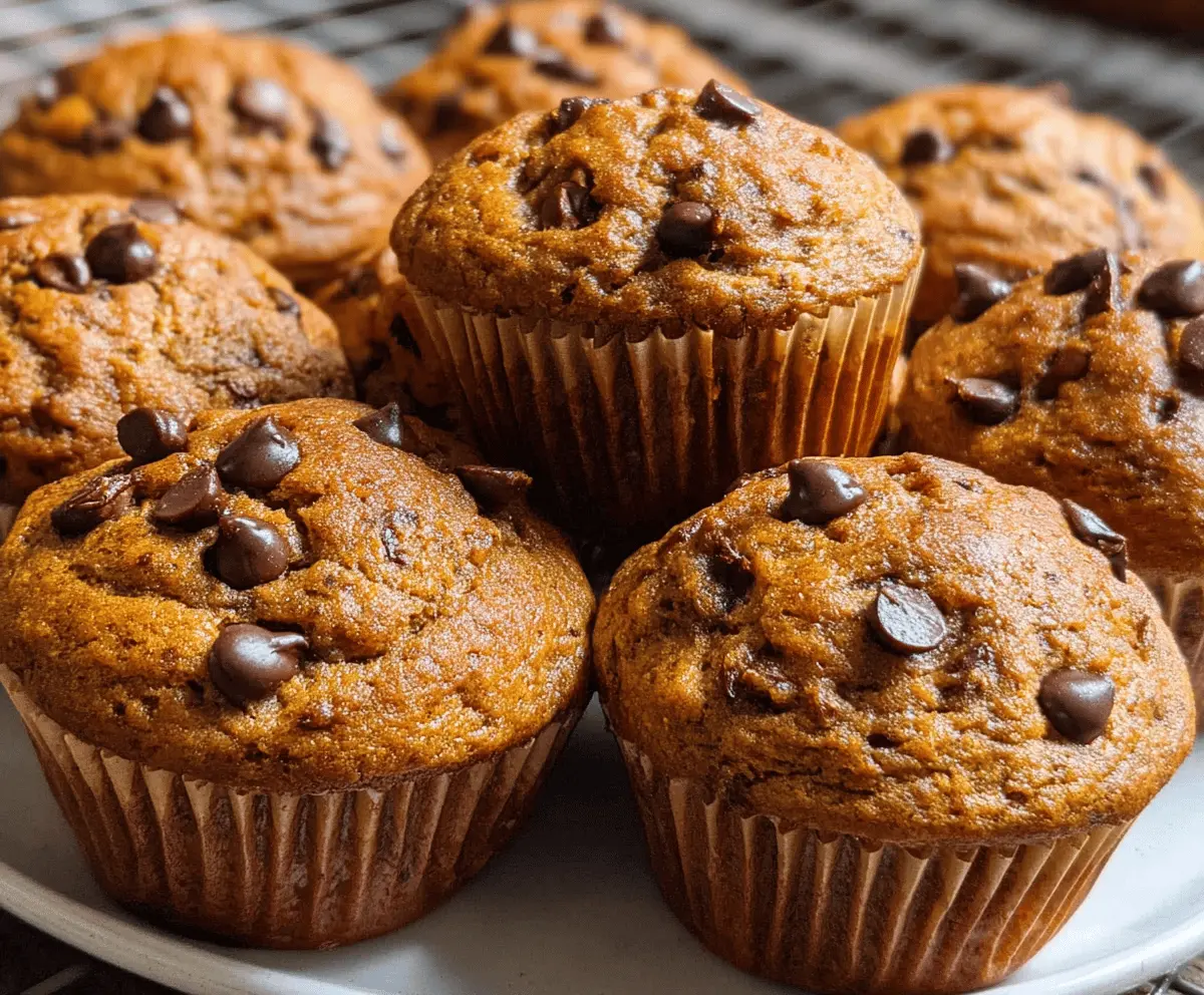 Easy Pumpkin Chocolate Chip Muffins Recipe