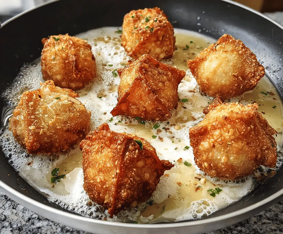 Crispy Crab Rangoon Bombs with Creamy Filling Recipe