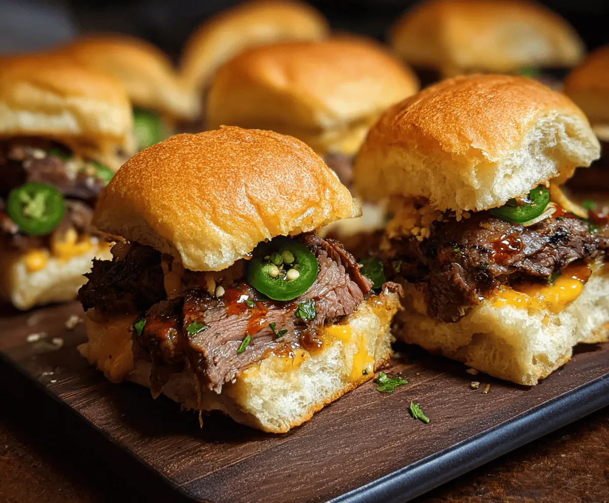 Juicy Cowboy Butter Steak Sliders Recipe