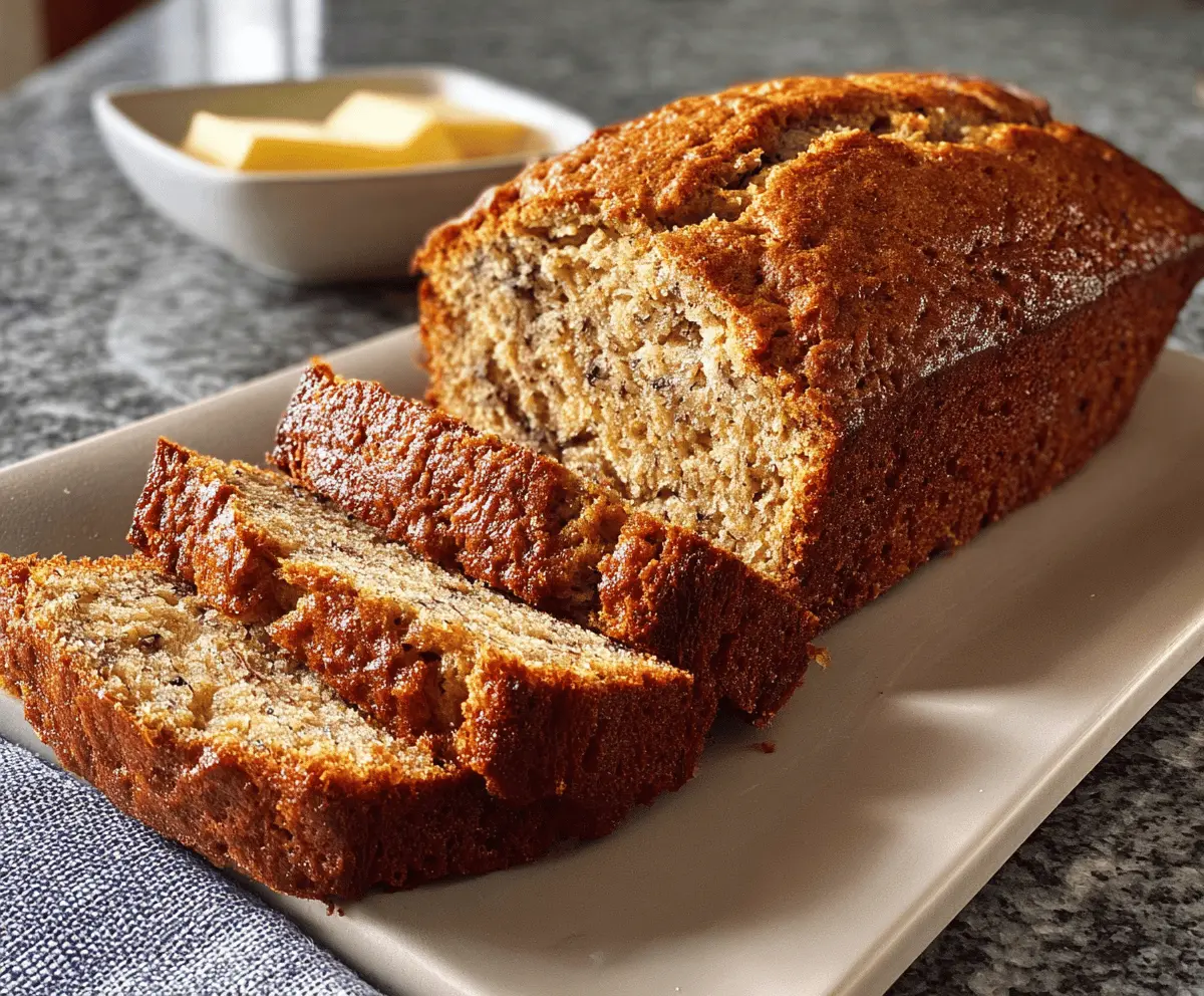Moist Sour Cream Banana Bread Recipe