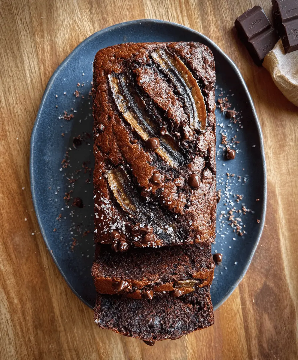 Moist Chocolate Espresso Banana Bread Recipe
