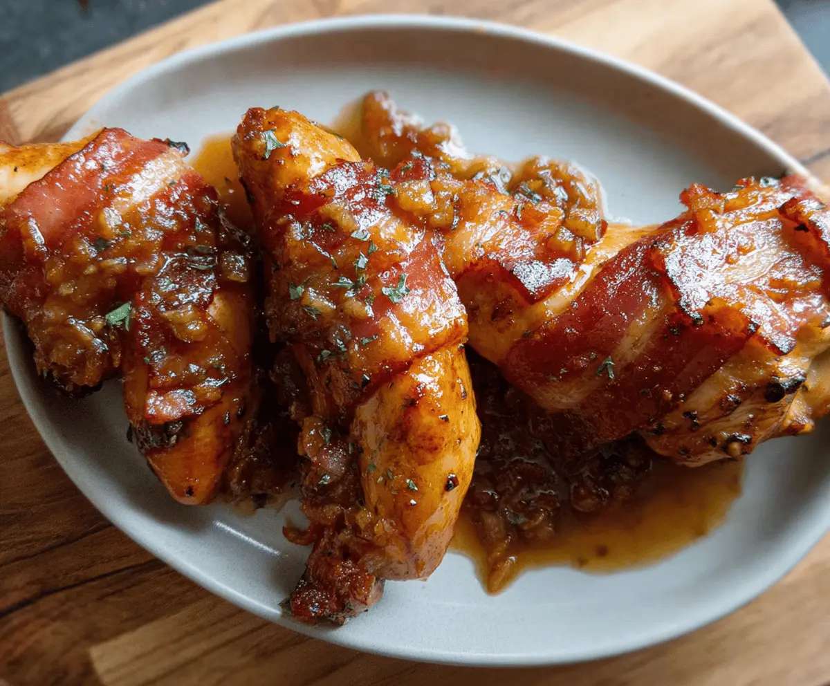 Maple Garlic Bacon Chicken Recipe