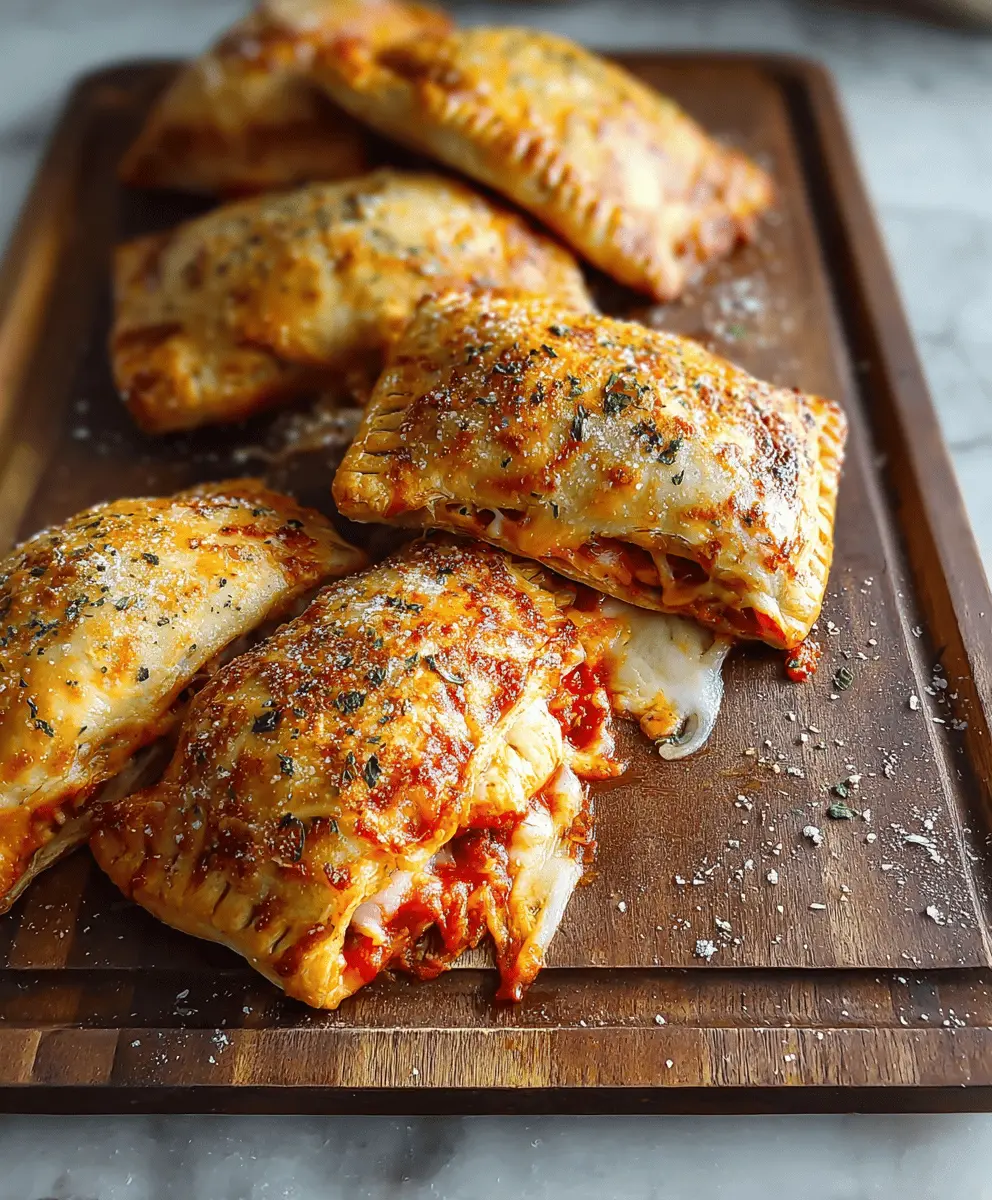 Easy Cheesy Pizza Pockets Recipe for Kids