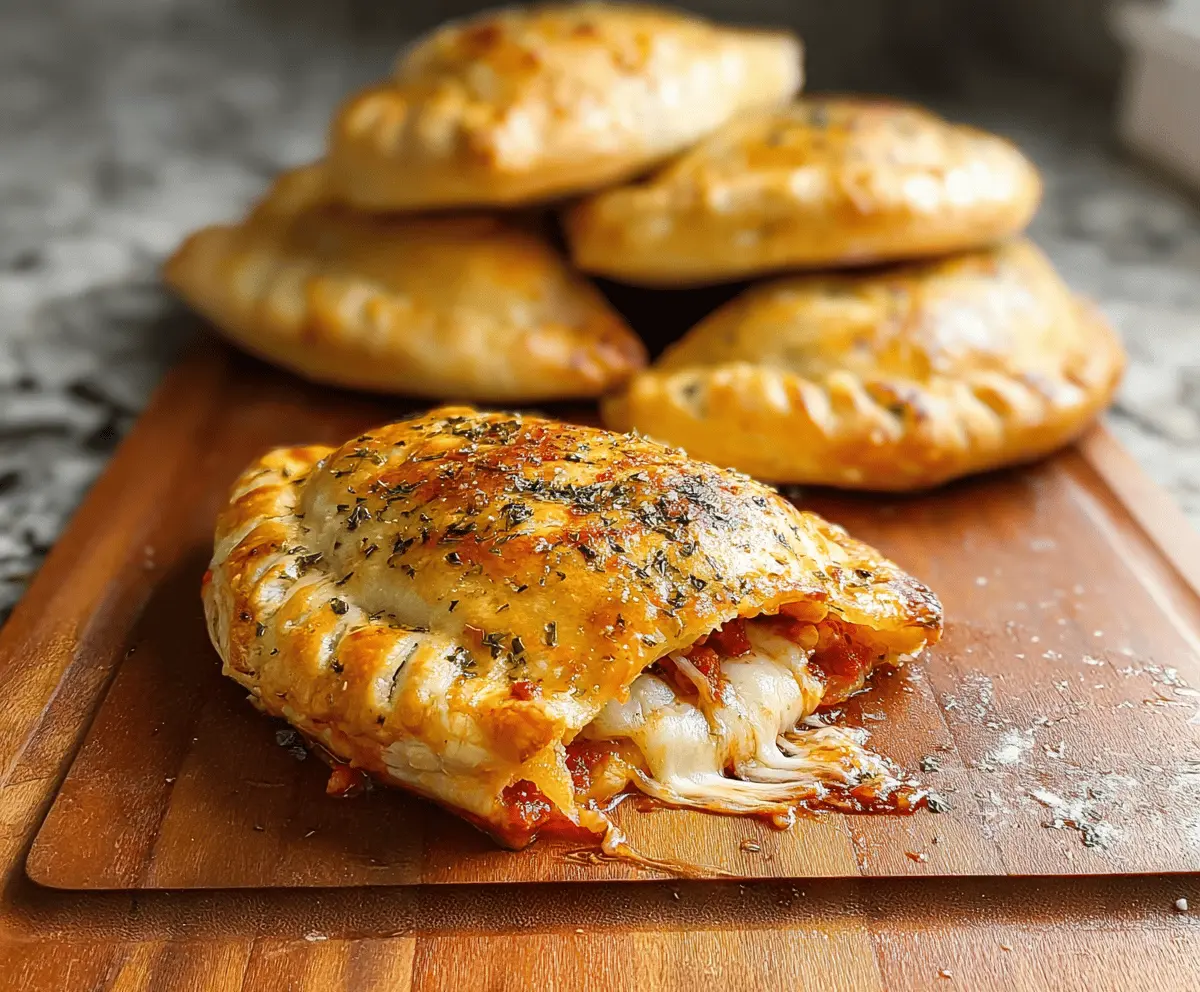 Easy Cheesy Pizza Pockets Recipe for Kids