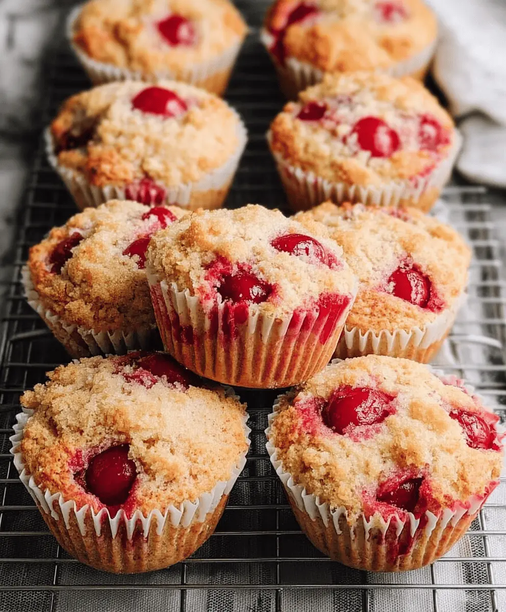 Easy Cherry Cobbler Muffins Recipe