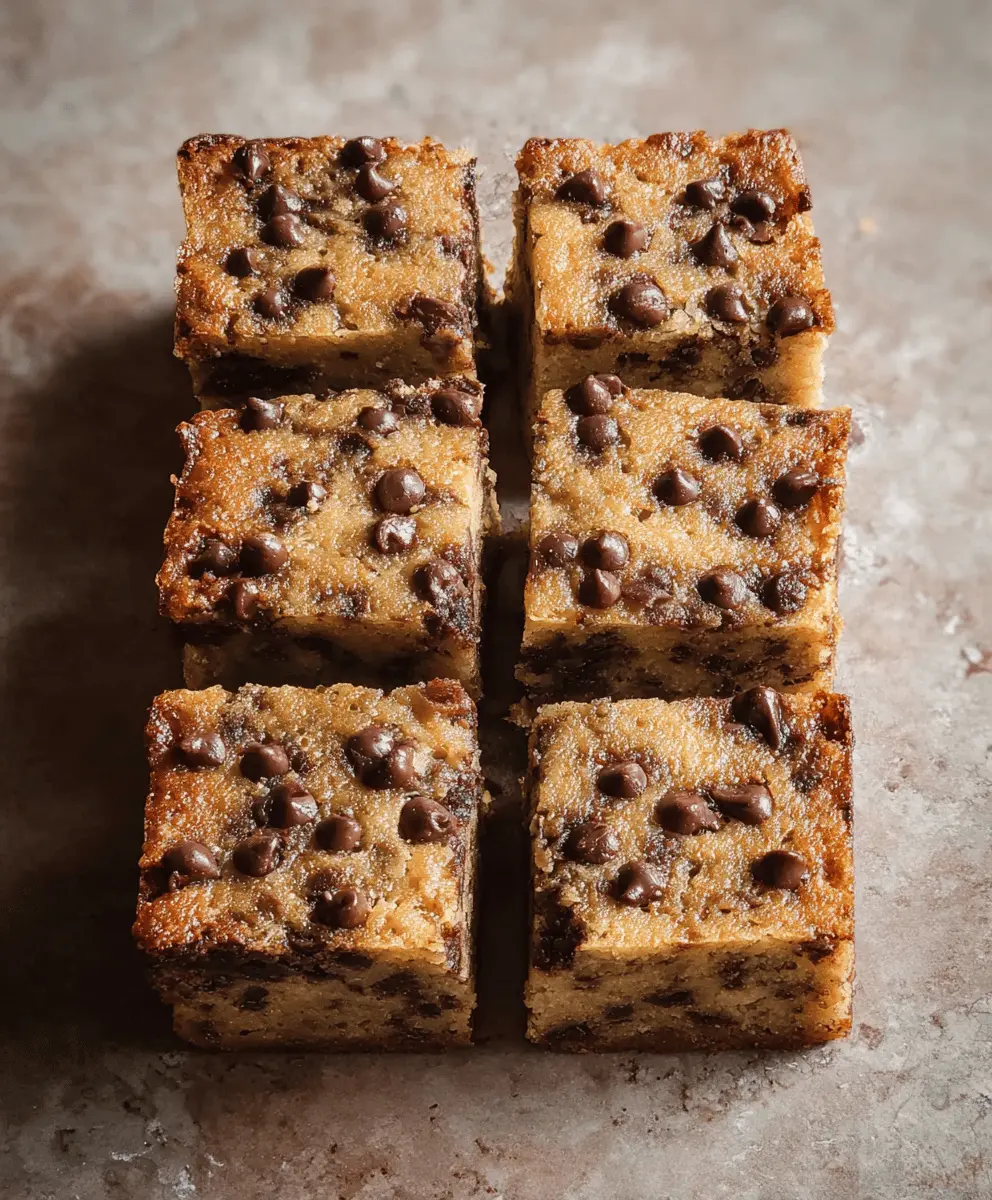 Easy Chocolate Chip Banana Bars Recipe