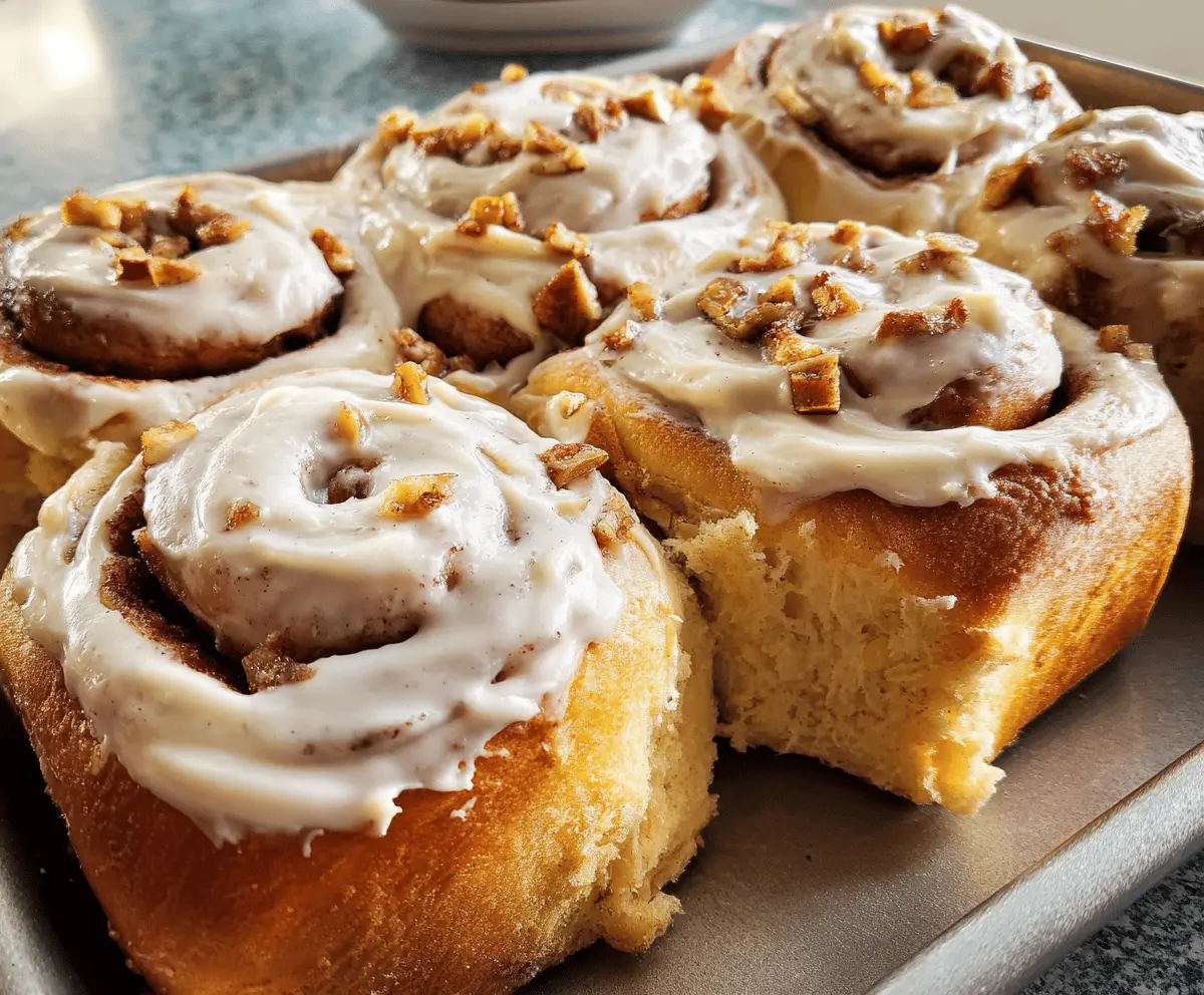 Banana Bread Cinnamon Rolls With Cream Cheese Frosting