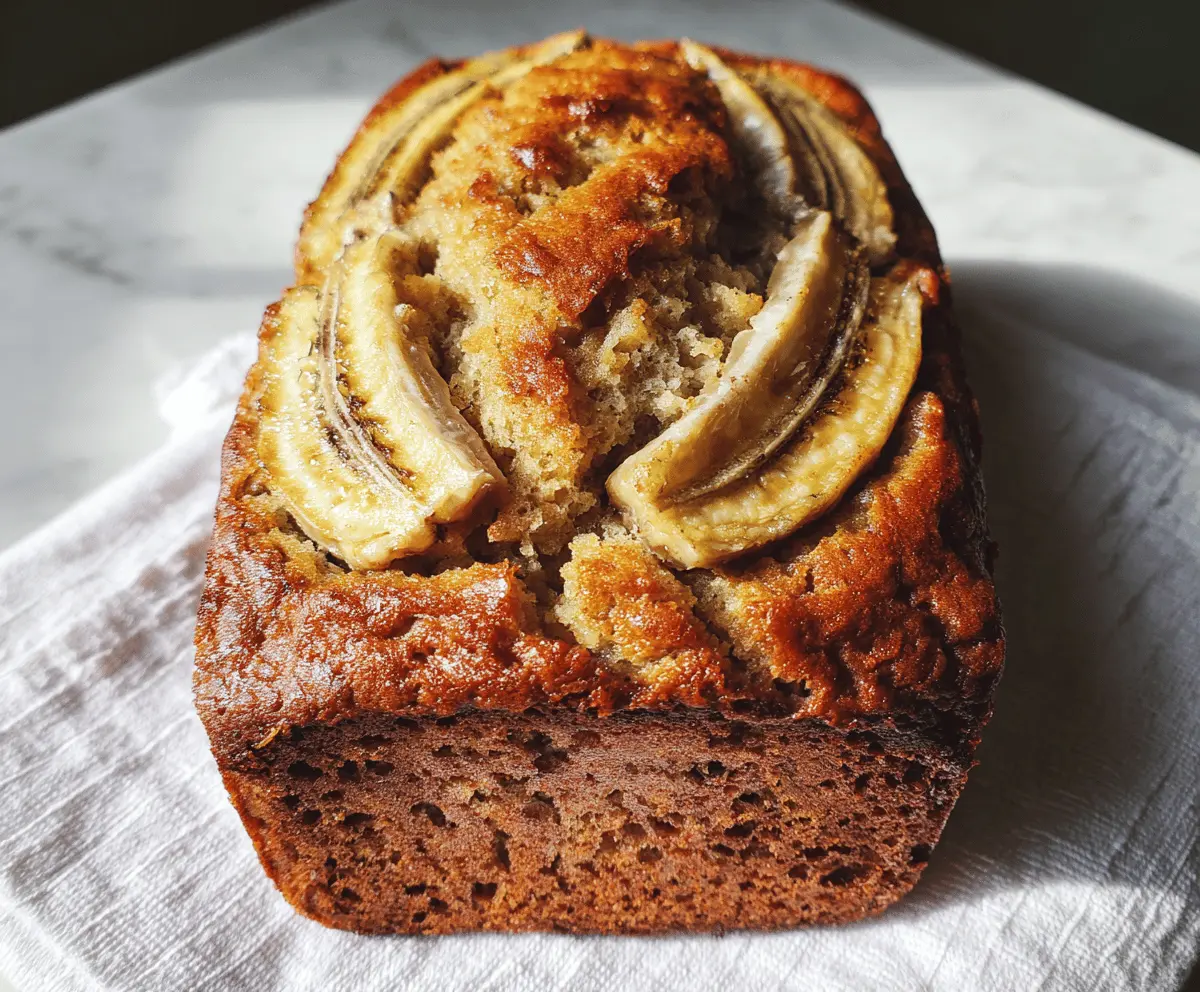 Moist Honey Vanilla Banana Bread Recipe