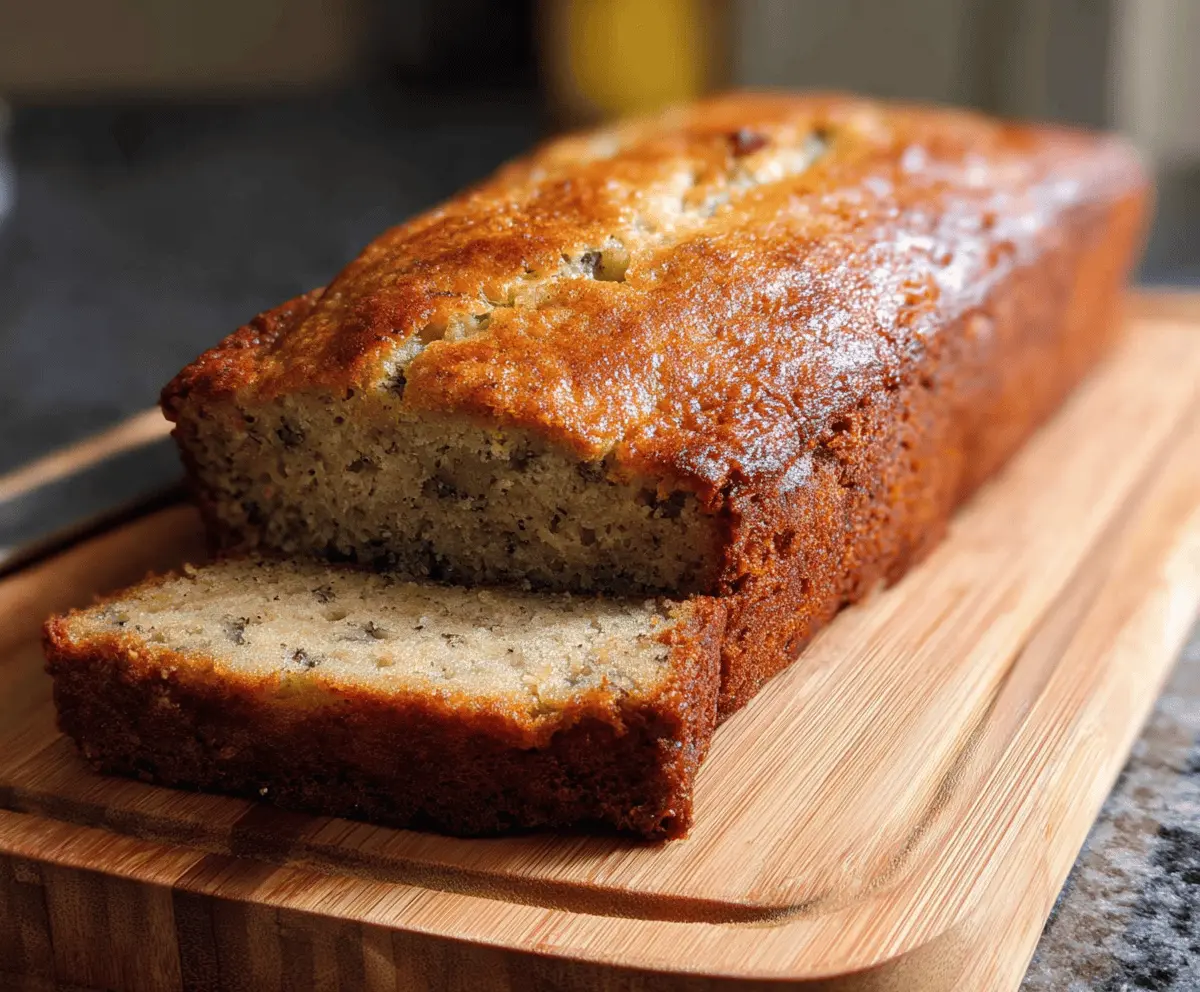Moist Buttermilk Banana Bread Recipe