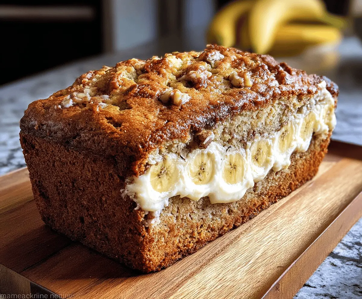 Ultimate Cream Cheese Banana Bread Recipe