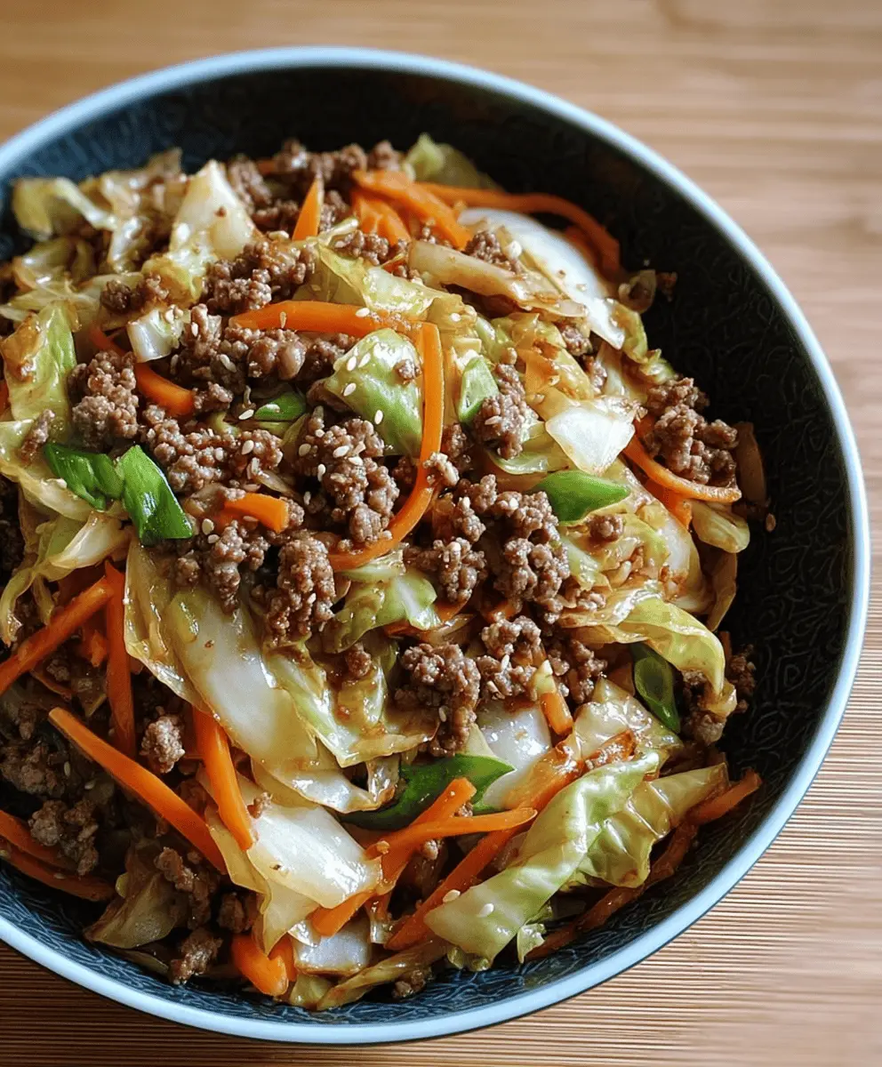 Easy Chinese Beef and Cabbage Stir-Fry Recipe