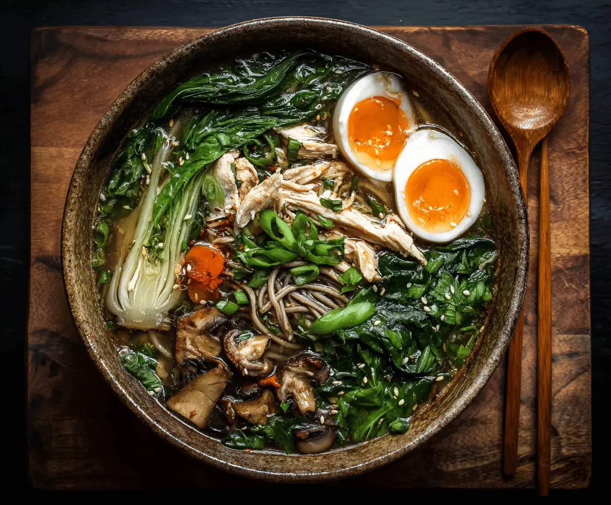 Chicken Soba Noodle Soup