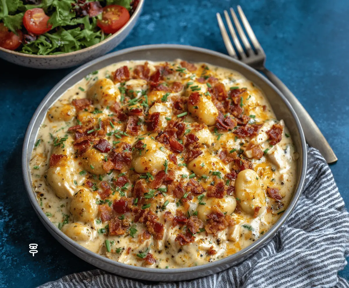 Creamy Crack Chicken Gnocchi