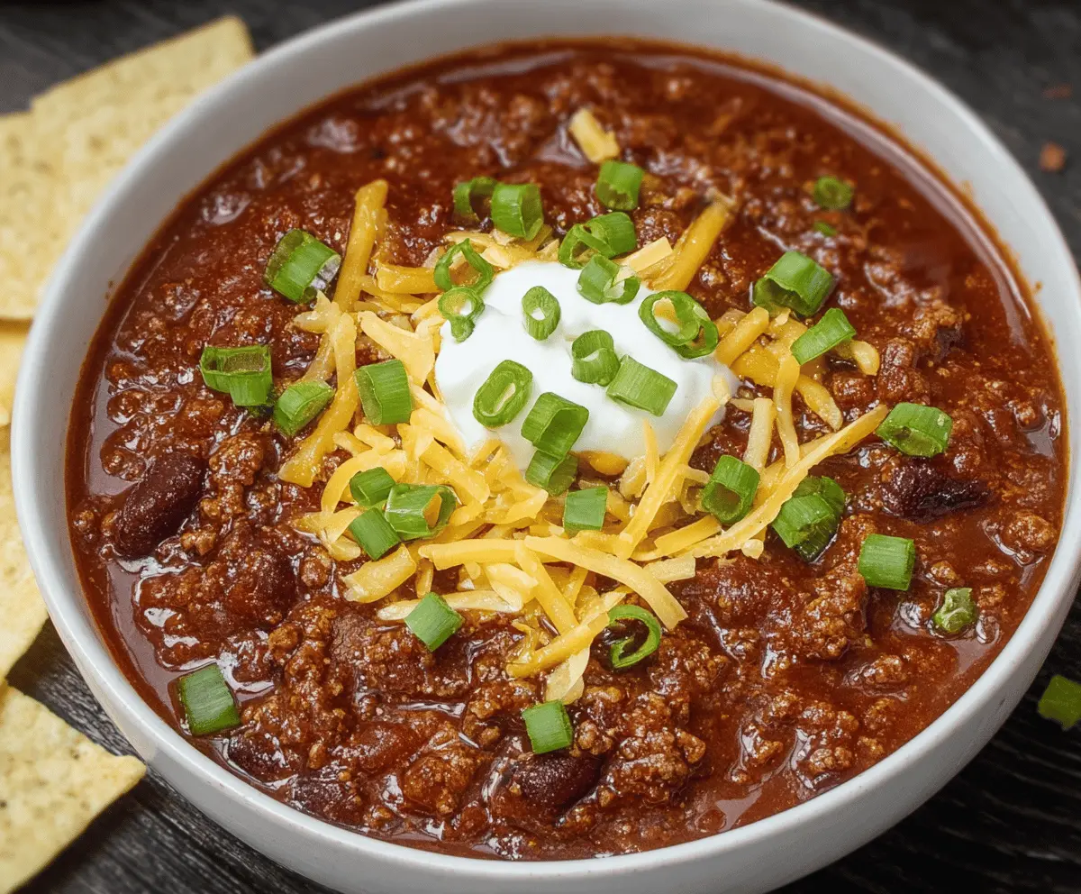 Homemade Chili