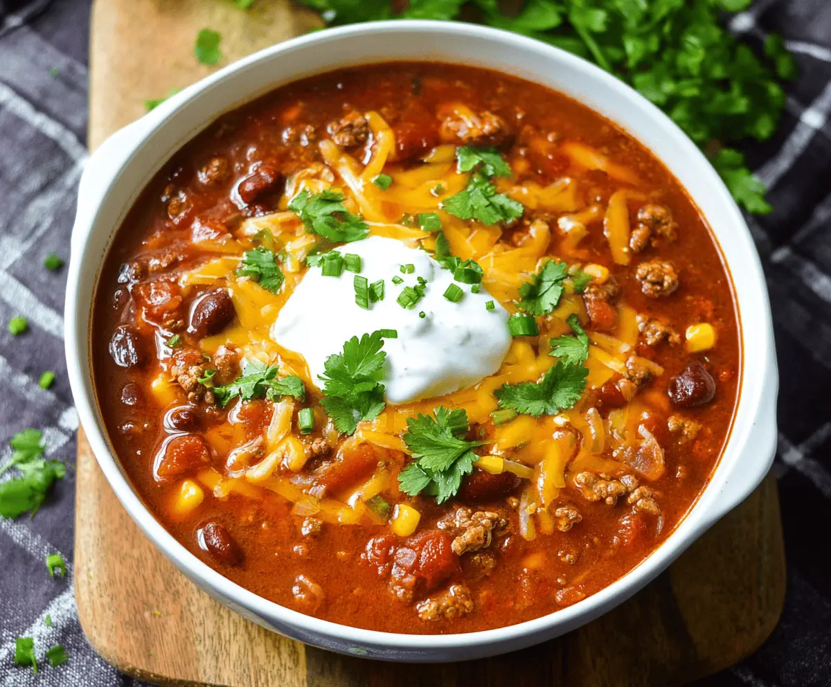 One-Pot Taco Soup